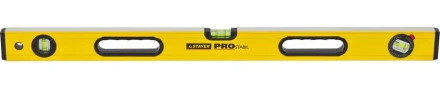 Уровень STAYER "PROFI" PROSTABIL профессион коробчатый, усилен, 2 фрезер поверхн, 3 ампулы (1 поворотная), ручки, 80 см 3471-080_z01 купить в Нижневартовске