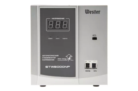 Стабилизатор напряжения WESTER STW5000NP купить в Нижневартовске
