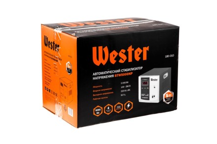 Стабилизатор напряжения WESTER STW5000NP купить в Нижневартовске