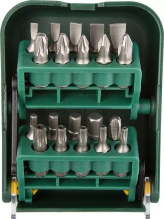 Набор бит "EXPERT", KRAFTOOL 26135-H21, в мобильном бит-боксе с клипсой, Cr-V, 25мм, 21 предмет 26135-H21 купить в Нижневартовске