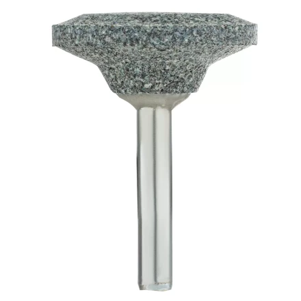 Шарошка абразивная, диск, 32 x 12 мм, для дрели,  хвостовик d6 мм, 63С Denzel 76024 купить в Нижневартовске