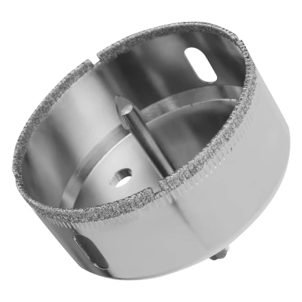 Сверло по керамической плитке и стеклу Сибртех, 68 х 55 мм, шестигранный хвостовик, с центрующим сверлом купить в Нижневартовске