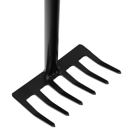 Грабли 6-зубые Palisad, 110х300 мм, стальные, обрезиненная эргономичная рукоятка, LSR1, 62061 купить в Нижневартовске