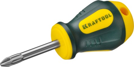 Отвертка KRAFTOOL, Cr-Mo-V сталь, двухкомпонентная противоскользящая рукоятка, PH, №2x38мм 250072-2-038 купить в Нижневартовске
