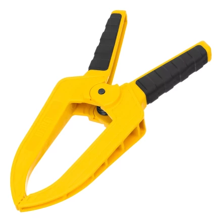 Струбцина клещеобразная Denzel, удлиненная 75 х 110 мм двухкомпонентные рукоятки, 20790 купить в Нижневартовске