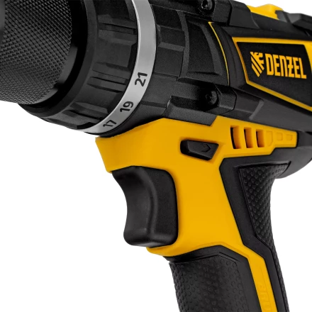 Дрель-шуруповерт аккумуляторная ударная бесщет Denzel CIDB-IB-18-02 26130, Li-Ion, 18 В, 2 акк. купить в Нижневартовске