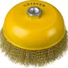 STAYER "PROFESSIONAL". Щетка чашечная для УШМ, витая стальная латунированная проволока 0,3мм, 150ммхМ14 35125-150 купить в Нижневартовске