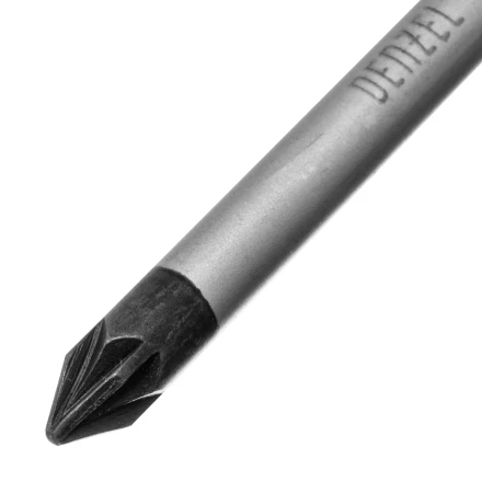 Отвертка, PZ1x75 мм, S2, 3к рукоятка Denzel 122057 купить в Нижневартовске