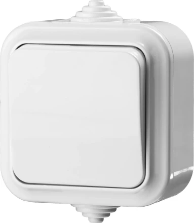 Выключатель STAYER "MASTER" "MAXIMA" одноклавишный, IP54, 6А, 220В 54301-W купить в Нижневартовске