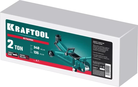 Домкрат подкатной гидравлический KRAFTOOL INDUSTRIE 43453-2 купить в Нижневартовске