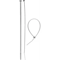 Хомуты ЗУБР нейлоновые белые 2,5x200мм, 100шт 309010-25-200