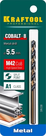 Сверла по металлу HSS-Co 29656-5.5 купить в Нижневартовске