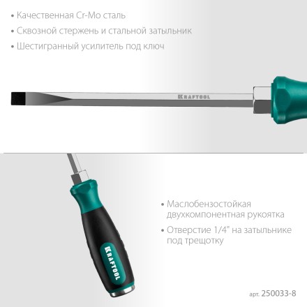 Ударные отвертки IMPACT 250033-8 купить в Нижневартовске