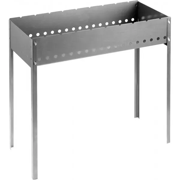 Мангал  GRINDA "BARBECUE", усиленный, толщина 1,5мм, 700х300х700мм 427783 купить в Нижневартовске