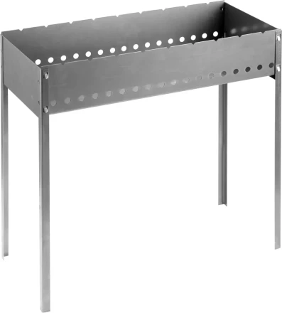 Мангал  GRINDA "BARBECUE", усиленный, толщина 1,5мм, 700х300х700мм 427783 купить в Нижневартовске