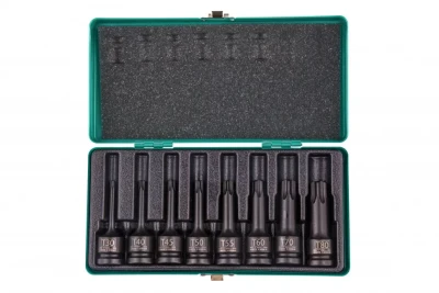 Набор ударных торцевых головок TORX 1/2",  в кейсе 8 шт Stels 13999