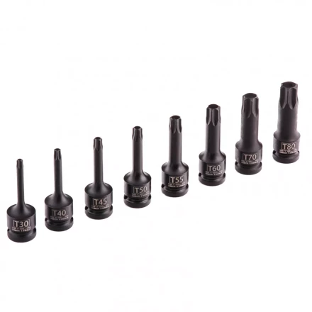 Набор ударных торцевых головок TORX 1/2",  в кейсе 8 шт Stels 13999 купить в Нижневартовске
