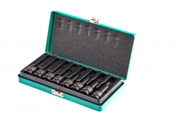 Набор ударных торцевых головок TORX 1/2",  в кейсе 8 шт Stels 13999 купить в Нижневартовске