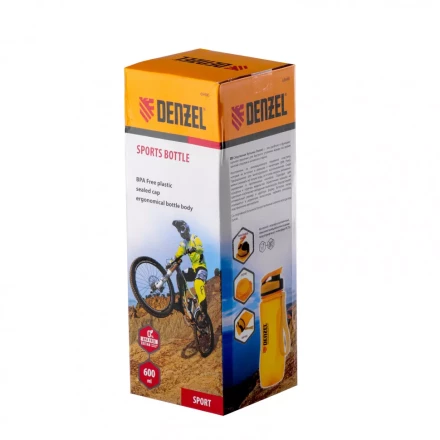Бутылка спортивная 600 мл Denzel 69490 купить в Нижневартовске