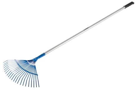 Грабли ЗУБР "ЭКСПЕРТ" веерные, 22 плоских зубца, алюминиевый черенок, 440х250х1630мм 39587 купить в Нижневартовске