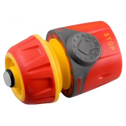 Соединитель GRINDA "Premium" с автостопом, пластмассовый с TPR, 1/2" 8-426429 купить в Нижневартовске