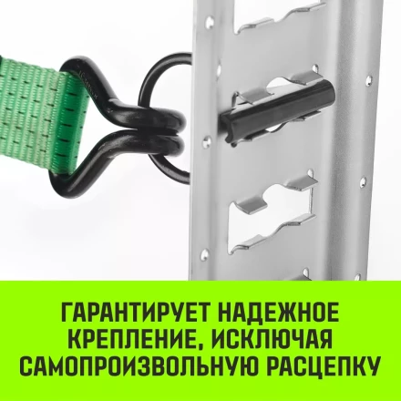 Кольцо для такелажной рейки HITCH ER405 E-Track черное (SZ067444) купить в Нижневартовске