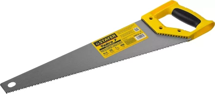 Ножовка универсальная (пила) "Тайга-7", 450мм,7TPI, закаленный зуб, рез вдоль и поперек волокон, для средн заготовок, фанеры, ДСП,МДФ, STAYER 15050-45_z02 купить в Нижневартовске