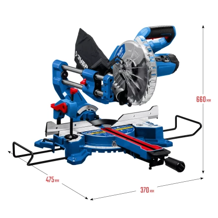 ЗУБР Профессионал ППТ-216-П пила торцовочная с протяжкой, d 216 х 30 мм, 1800 Вт купить в Нижневартовске