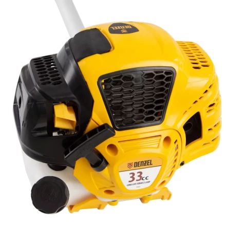 Триммер бензиновый DTL-33S, 33 см3, разъемная штанга, состоит из 2 частей Denzel 96262 купить в Нижневартовске