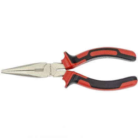 Длинногубцы NICKEL 160 мм прямые никелированные двухкомпонентные рукоятки MTX 171649 купить в Нижневартовске