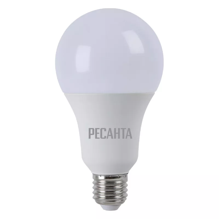Лампа светодиодная РЕСАНТА LL-R-A80-20W-230-4K-E27 76/1/22 купить в Нижневартовске
