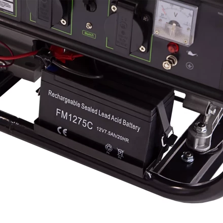 Генератор бензиновый БС-3500Э, 3.2 кВт, 230В, 4-х тактный, 15 л, электростартер Сибртех 94538 купить в Нижневартовске