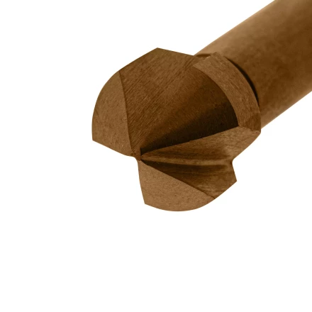 Зенковка конусная под М6, HSS, по металлу, цилиндрический хвостовик Denzel 72307 купить в Нижневартовске