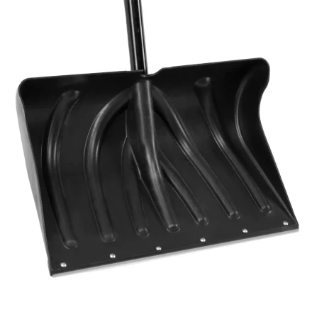 Лопата для уборки снега пластиковая, 490х325х1380 мм, стальной черенок, Palisad 61661 купить в Нижневартовске