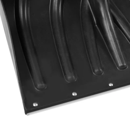 Лопата для уборки снега пластиковая, 490х325х1380 мм, стальной черенок, Palisad 61661 купить в Нижневартовске