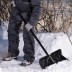 Лопата для уборки снега пластиковая, 490х325х1380 мм, стальной черенок, Palisad 61661 купить в Нижневартовске