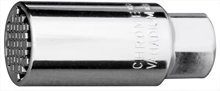 Головка торцевая многоразмерная CrV (6-21мм) под квадрат 3/8" CrV хромир Gross 13191 купить в Нижневартовске