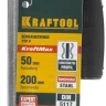 Струбцина, KRAFTOOL 32011-050-200, тип "F", DIN 5117, двухкомпонентная ручка, 50х200мм 32011-050-200 купить в Нижневартовске