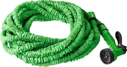 РОСТОК. Набор поливочный: Шланг удлиняющийся 15 м, распылитель пистолетный 7 поз., адаптер внеш 1/2"x3/4" 428498-15 купить в Нижневартовске