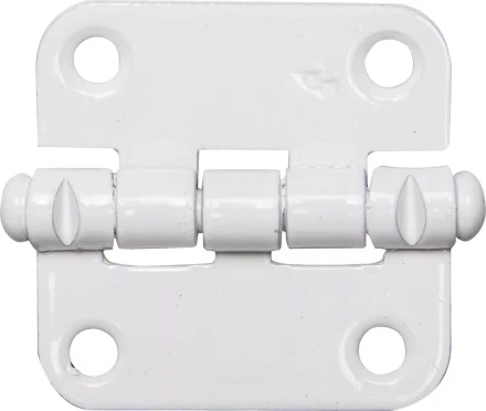 Петля накладная стальная "ПН-40", цвет белый, универсальная, 40мм 37621-40 купить в Нижневартовске