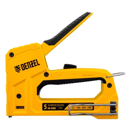 Степлер мебельный Denzel 40215, тип 53 и 13, 6-14мм, тип 140, 10-14мм, тип 300, 15мм, тип 500, 15мм купить в Нижневартовске