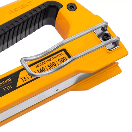 Степлер мебельный Denzel 40215, тип 53 и 13, 6-14мм, тип 140, 10-14мм, тип 300, 15мм, тип 500, 15мм купить в Нижневартовске