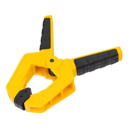 Струбцина клещеобразная Denzel, усиленная 50 х 35 мм, двухкомпонентные рукоятки, 20795 купить в Нижневартовске