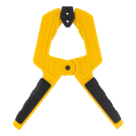 Струбцина клещеобразная Denzel, усиленная 50 х 35 мм, двухкомпонентные рукоятки, 20795 купить в Нижневартовске