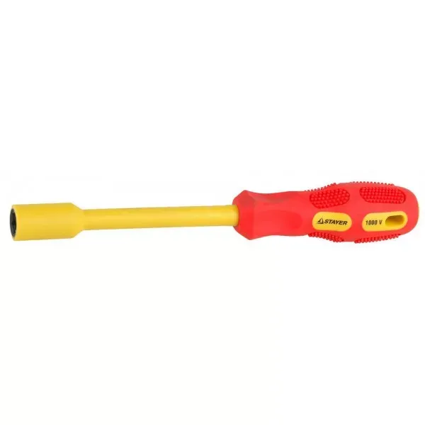 Отвертка STAYER "INSULATED" MAX-GRIP диэлектрич, Cr-V, HEX 12x125мм 25829-12-125 G купить в Нижневартовске