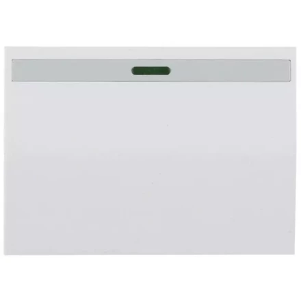 Выключатель СВЕТОЗАР &quot;ЭФФЕКТ&quot; одноклавишный, с эффектом свечения, без вставки и рамки, цвет белый, 10A/~250B SV-54431-W купить в Нижневартовске