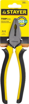 Плоскогубцы комбинированные "TopGrip", 200мм, STAYER 2205-1-20_z01 купить в Нижневартовске