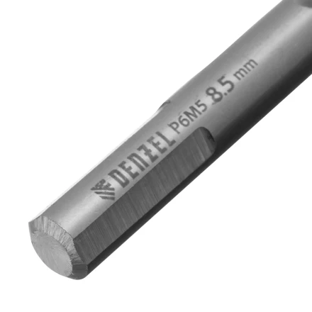 Сверло спиральное по металлу Denzel 8,5 x 117 мм, Р6М5, Golden Tip, 718240 купить в Нижневартовске