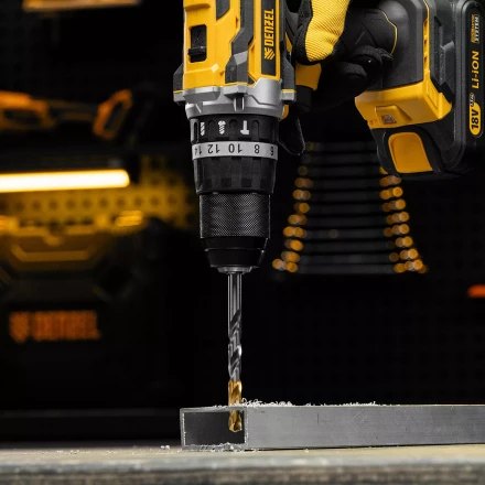 Сверло спиральное по металлу Denzel 8,5 x 117 мм, Р6М5, Golden Tip, 718240 купить в Нижневартовске