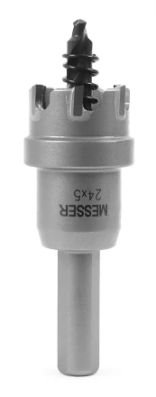ТСТ коронка MESSER 24X5 с центрирующим сверлом и толкающей пружиной купить в Нижневартовске